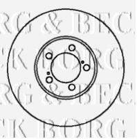 BORG & BECK BBD4117 гальмівний диск