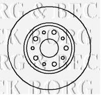 BORG & BECK BBD4181 гальмівний диск