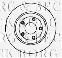 BORG & BECK BBD4229 гальмівний диск