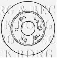 BORG & BECK BBD4590 гальмівний диск