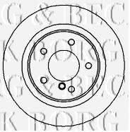 BORG & BECK BBD4677 гальмівний диск