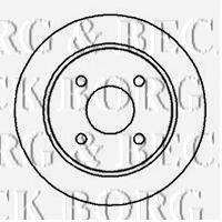 BORG & BECK BBD4869 гальмівний диск
