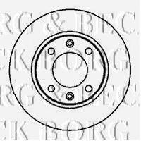 BORG & BECK BBD4979 гальмівний диск