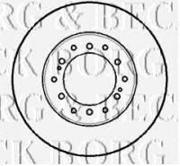 BORG & BECK BBD5111 гальмівний диск