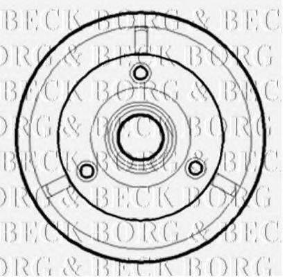 BORG & BECK BBR7074 Гальмівний барабан