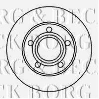 BORG & BECK BBD4899 гальмівний диск