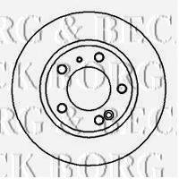 BORG & BECK BBD4978 гальмівний диск