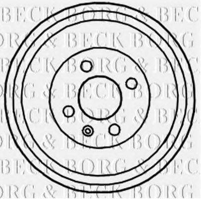 BORG & BECK BBR7121 Гальмівний барабан