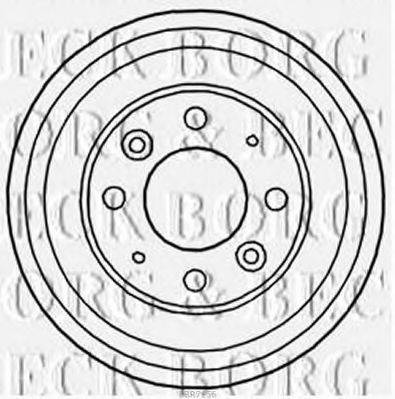 BORG & BECK BBR7156 Гальмівний барабан