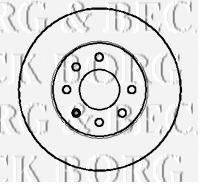BORG & BECK BBD4139 гальмівний диск