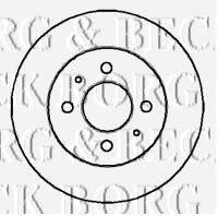 BORG & BECK BBD4157 гальмівний диск