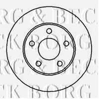 BORG & BECK BBD4178 гальмівний диск