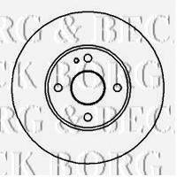 BORG & BECK BBD4226 гальмівний диск