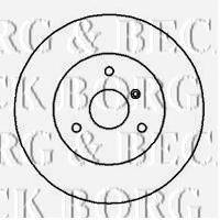 BORG & BECK BBD4231 гальмівний диск