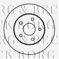 BORG & BECK BBD4247 гальмівний диск