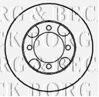 BORG & BECK BBD4267 гальмівний диск
