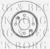 BORG & BECK BBD4579 гальмівний диск