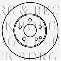 BORG & BECK BBD4629 гальмівний диск