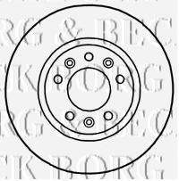 BORG & BECK BBD4697 гальмівний диск