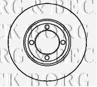 BORG & BECK BBD4705 гальмівний диск