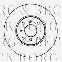 BORG & BECK BBD4891 гальмівний диск