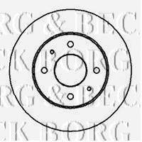 BORG & BECK BBD4935 гальмівний диск