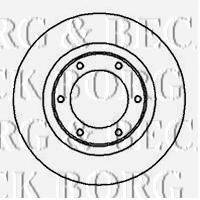 BORG & BECK BBD5116 гальмівний диск