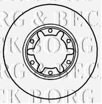 BORG & BECK BBD5907S гальмівний диск