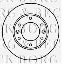 BORG & BECK BBD5927S гальмівний диск