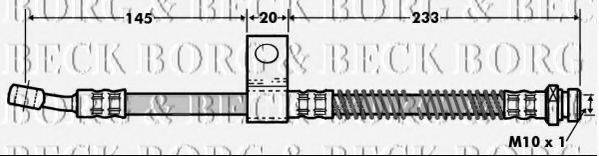 BORG & BECK BBH7003 Гальмівний шланг