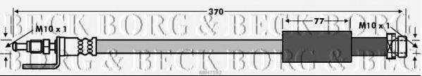 BORG & BECK BBH7592 Гальмівний шланг