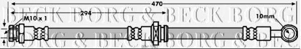 BORG & BECK BBH7863 Гальмівний шланг
