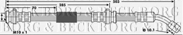 BORG & BECK BBH6586 Гальмівний шланг