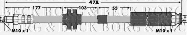 BORG & BECK BBH6779 Гальмівний шланг