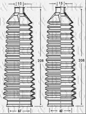 BORG & BECK BSG3238 Пильовик, рульове управління