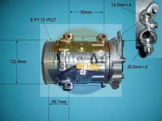 AUTO AIR GLOUCESTER 141309 Компресор, кондиціонер