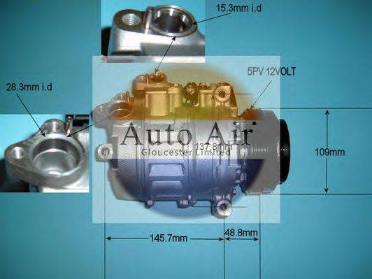 AUTO AIR GLOUCESTER 146464 Компресор, кондиціонер