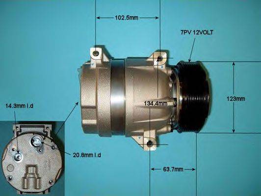 AUTO AIR GLOUCESTER 141118P Компресор, кондиціонер