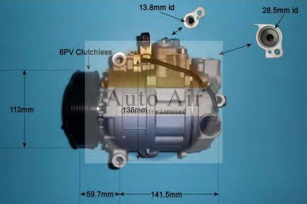 AUTO AIR GLOUCESTER 149652P Компресор, кондиціонер