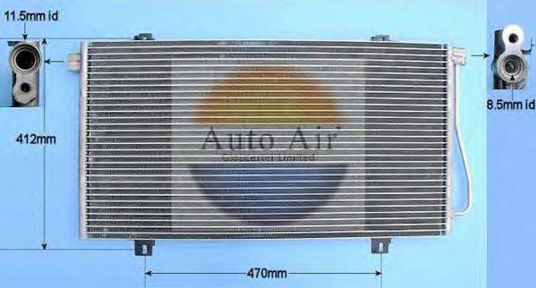 AUTO AIR GLOUCESTER 161089A Конденсатор, кондиціонер