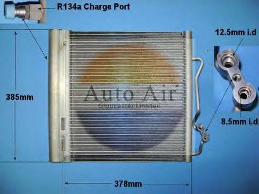 AUTO AIR GLOUCESTER 161303A Конденсатор, кондиціонер