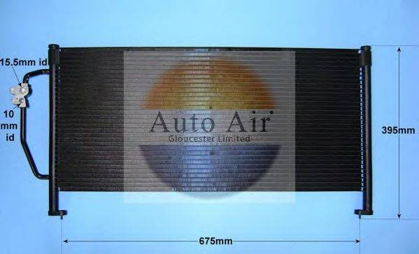 AUTO AIR GLOUCESTER 161307 Конденсатор, кондиціонер