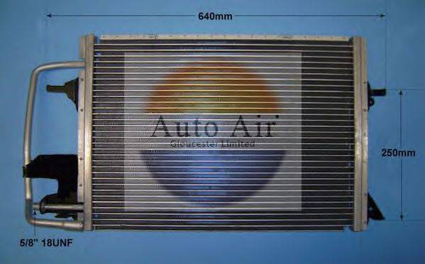 AUTO AIR GLOUCESTER 166510 Конденсатор, кондиціонер