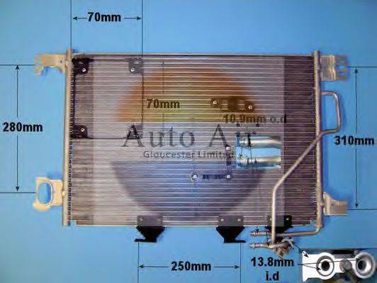 AUTO AIR GLOUCESTER 166694 Конденсатор, кондиціонер