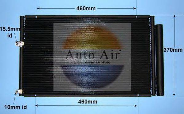 AUTO AIR GLOUCESTER 168914 Конденсатор, кондиціонер