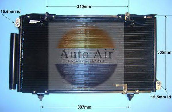 AUTO AIR GLOUCESTER 169965 Конденсатор, кондиціонер