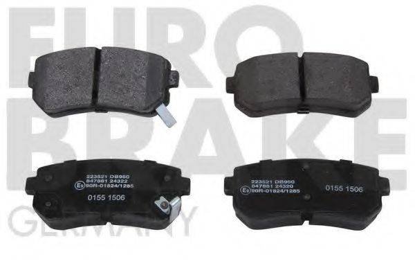 EUROBRAKE 5502223521 Комплект гальмівних колодок, дискове гальмо