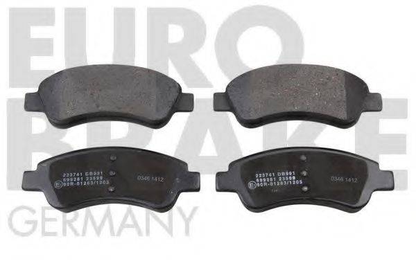 EUROBRAKE 5502223741 Комплект гальмівних колодок, дискове гальмо