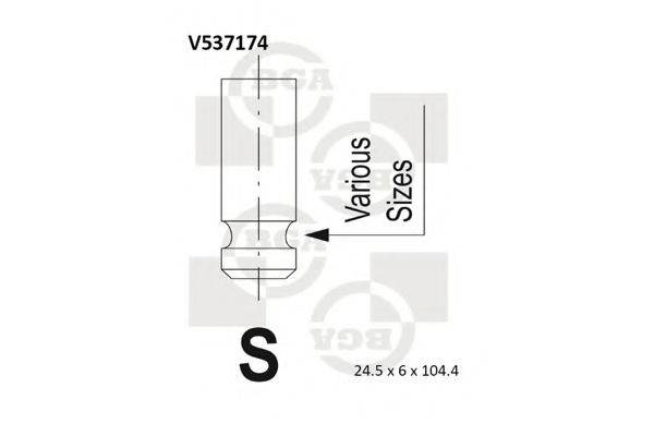 BGA V537174 Випускний клапан