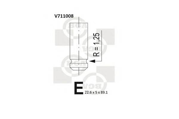 BGA V711008 Випускний клапан